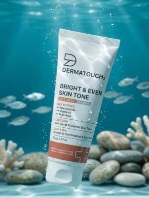 BRIGHT & EVEN SKIN TONE FACE WASH (DERMATOUCH)
