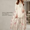 Premium WHITE FARSHI Salwar Suit Set