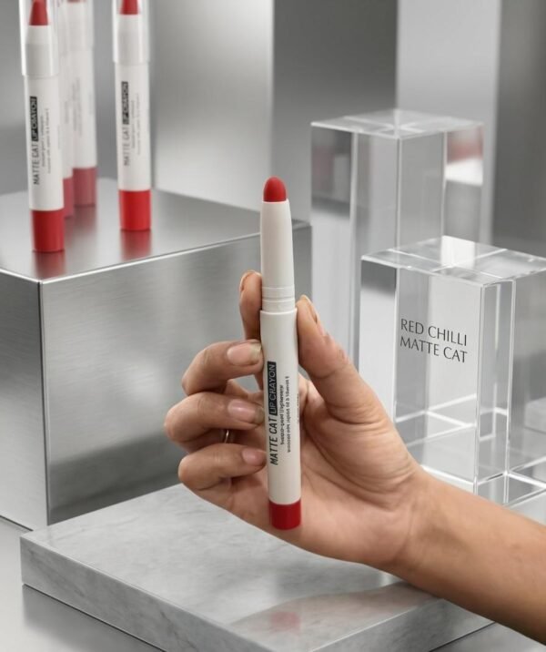 RED-CHILLI 13 LIPSTICK MATTE CAT LIP CRAYON