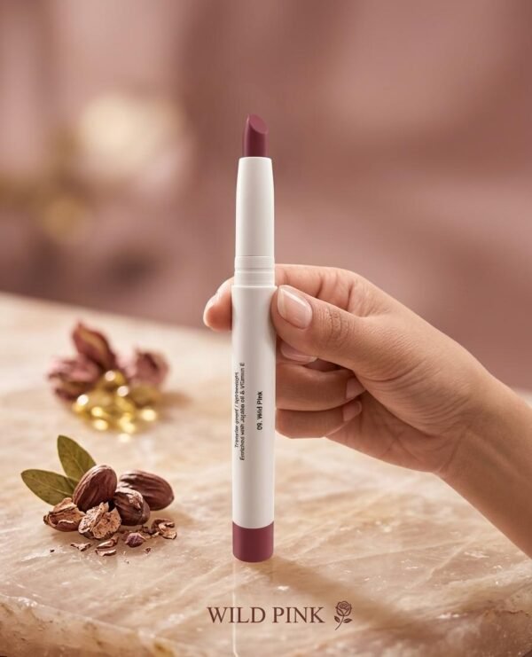 WILD PINK 09 LIPSTICK MATTE CAT LIP CRAYON