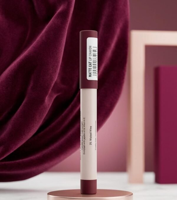 WICKED WINE 25 LIPSTICK MATTE CAT LIP CRAYON
