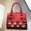 maroon bridal jelly handbag