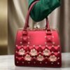maroon bridal jelly handbag