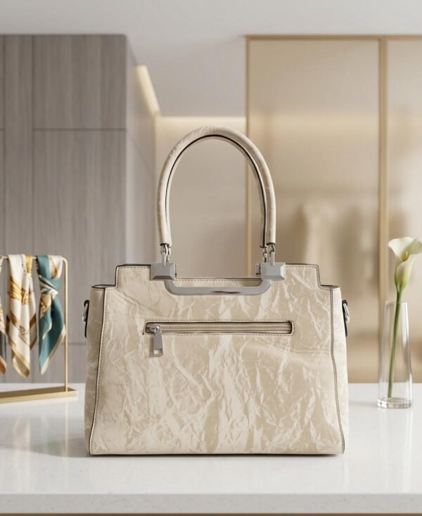 The Luxe Marble-Texture Handbag