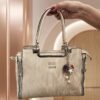 The Luxe Marble-Texture Handbag