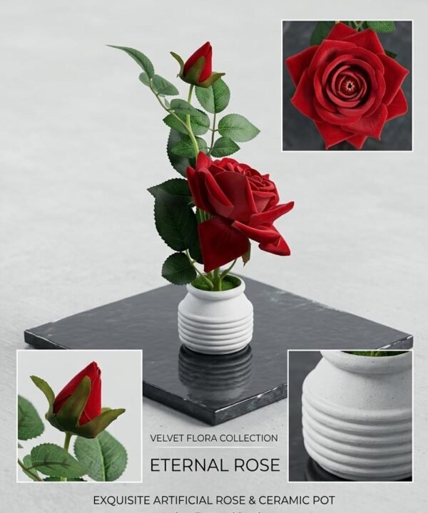 Eternal Rose flower pot