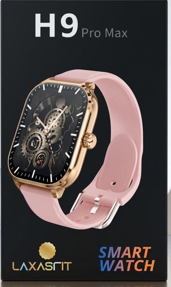 LAXASFIT H9 Pro Max Smart Watch (PINK)