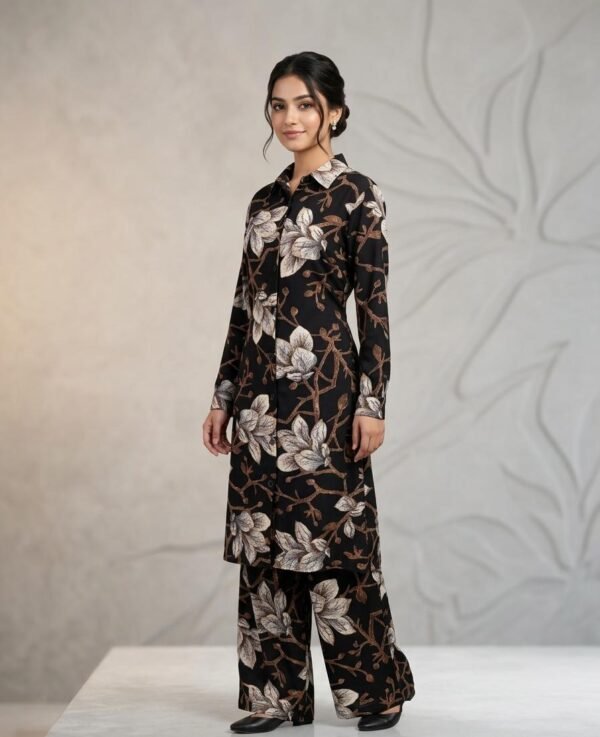 Floral Cotton Loungewear Suit Set