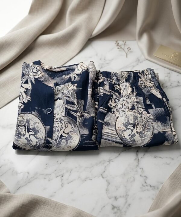 Floral Cotton Loungewear Suit Set