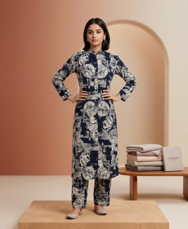 Floral Cotton Loungewear Suit Set