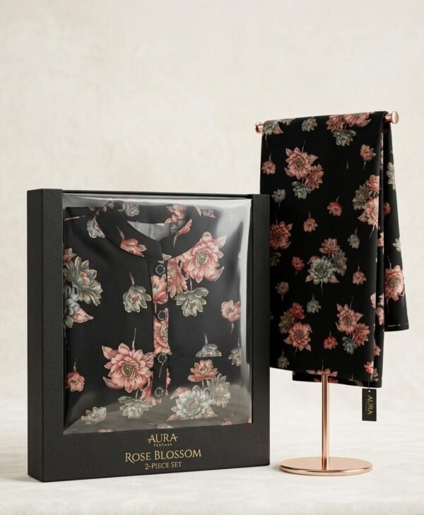 Floral Cotton Loungewear Suit Set