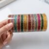 RAINDROP GLASS Bangle SET MULTI-COLOR 2.6