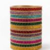 RAINDROP GLASS Bangle SET MULTI-COLOR 2.6