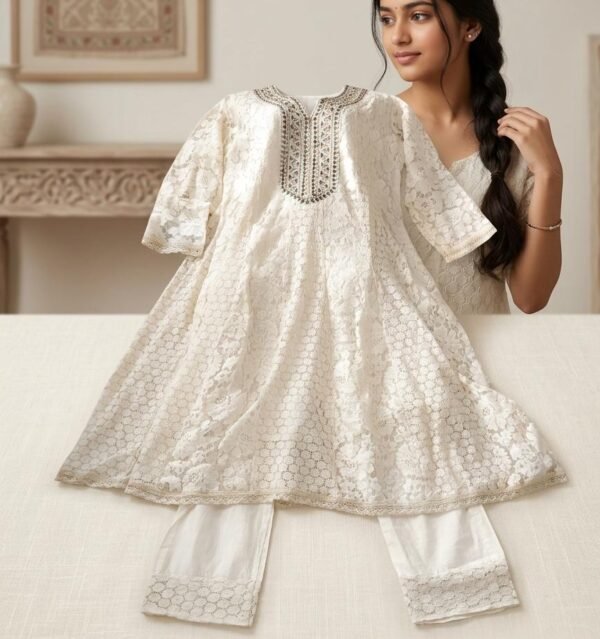 Anarkali froq & Pants Set