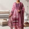 Orchid & Mauve Floral Printed Salwar Suit Set