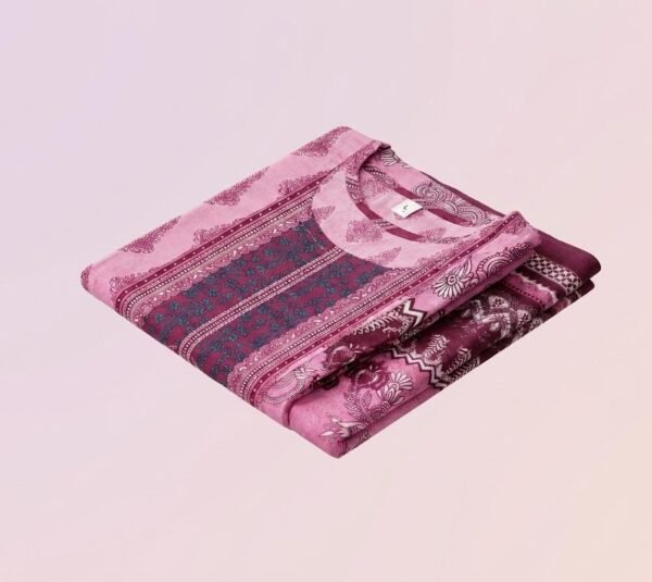 Orchid & Mauve Floral Printed Salwar Suit Set