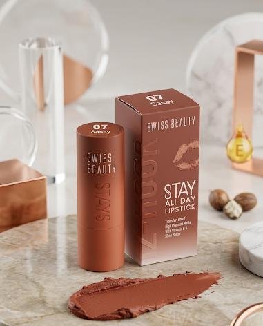 Swiss Beauty Stay All Day Lipstick – 07 Sassy