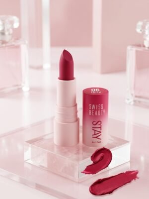 Swiss Beauty Stay All Day Lipstick – 06 flirty
