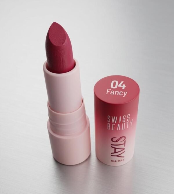 Swiss Beauty Stay All Day Lipstick – 04 fancy