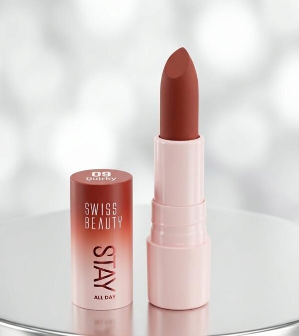 Swiss Beauty Stay All Day Lipstick – 09 quirky