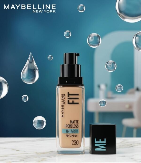 Maybelline New York Fit Me Matte + Poreless Liquid Foundation (Shade: 230)