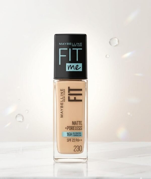 Maybelline New York Fit Me Matte + Poreless Liquid Foundation (Shade: 230)