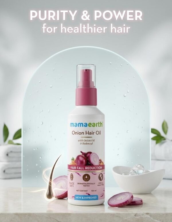Mamaearth Onion Hair Oil (with Onion Oil & Redensyl)