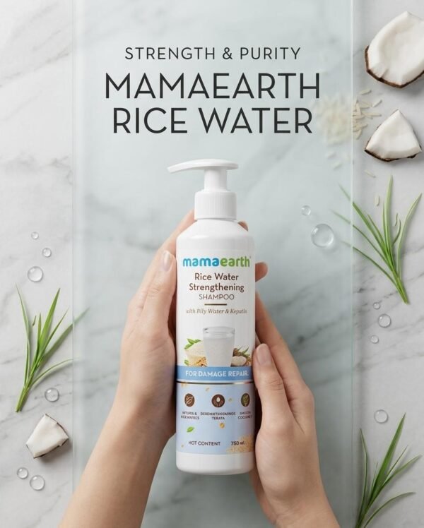 Mamaearth Rice Water Strengthening Shampoo