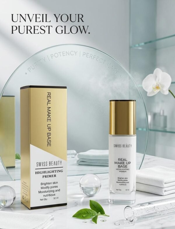 Swiss Beauty Real Make Up Base Highlighting Primer GOLDENT TINT 02