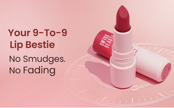 Swiss Beauty Stay All Day Lipstick – 10 foxy
